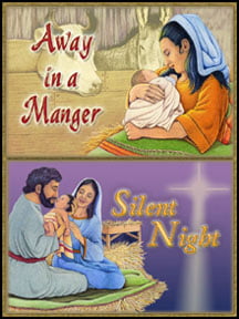 Away in a Manger and Silent Night Christmas Songs for Kids 6040