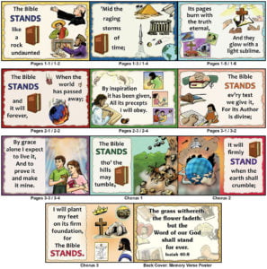 The Bible Stands Illustrated Children's Song Look Inside 6060
