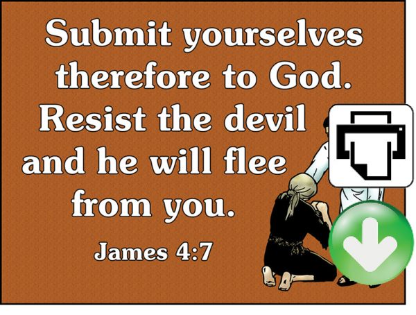 James 4:7 Memory Verse Download (Ready-to-Print PDF) - Bible Visuals ...