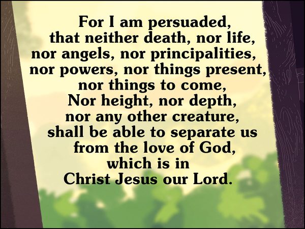 Romans 8:38-39 Memory Verse Download (Ready-to-Print PDF) - Bible ...