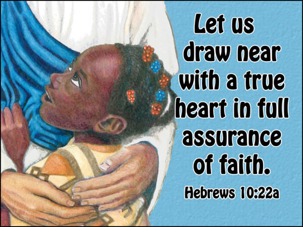 Blessed Assurance Sunday School Songs Verse Poster 6075