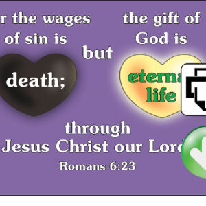 Romans 6:23 Memory Verse Poster Download (Ready-to-Print PDF)
