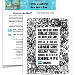 New Year's Day Devotional and Coloring Page Downloads (Ready-to-Print PDF)