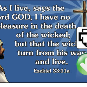 Ezekiel 33:11a Memory Verse Download (Ready-to-Print PDF)
