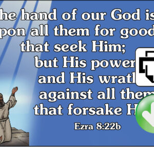 Ezra 8:22b Memory Verse Download (Ready-to-Print PDF)