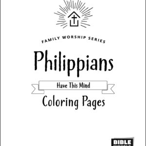 Coloring Book for Philippians: Have This Mind Catalog #3014CP