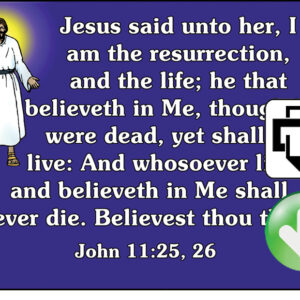 John 11:25-26 Memory Verse Download (Ready-to-Print PDF)