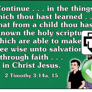 Second Timothy 3:14a-15 Memory Verse Download (Ready-to-Print PDF)