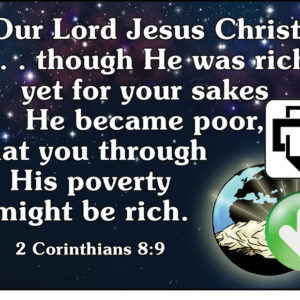 Second Corinthians 8:9 Memory Verse Download (Ready-to-Print PDF)