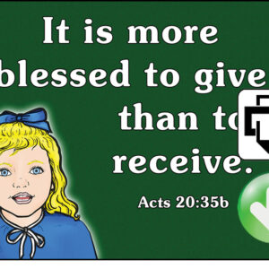 Acts 20:35b Memory Verse Download (Ready-to-Print PDF)