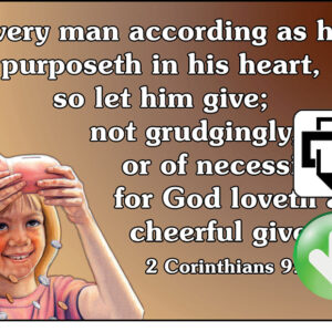 Second Corinthians 9:7 Memory Verse Download (Ready-to-Print PDF)