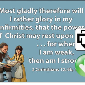 Second Corinthians 12:9-10 Memory Verse Download (Ready-to-Print PDF)