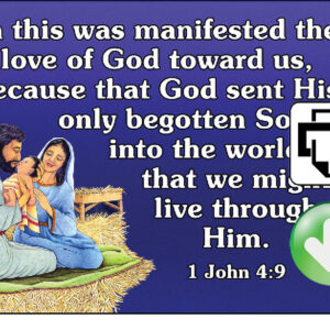 First John 4:9 Memory Verse Download (Ready-to-Print PDF)