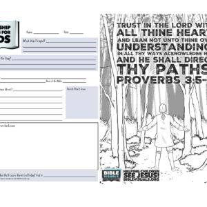 Worship Notes for Kids 26 Weeks (1st Half 2021)