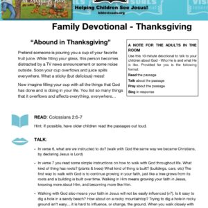 Thanksgiving Devotional and Coloring Page Downloads (Ready-to-Print PDF)